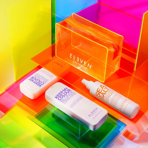 Neon Holiday Blonde Trio
