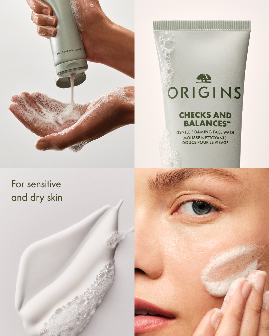 Checks & Balances Gentle Foaming Face Wash