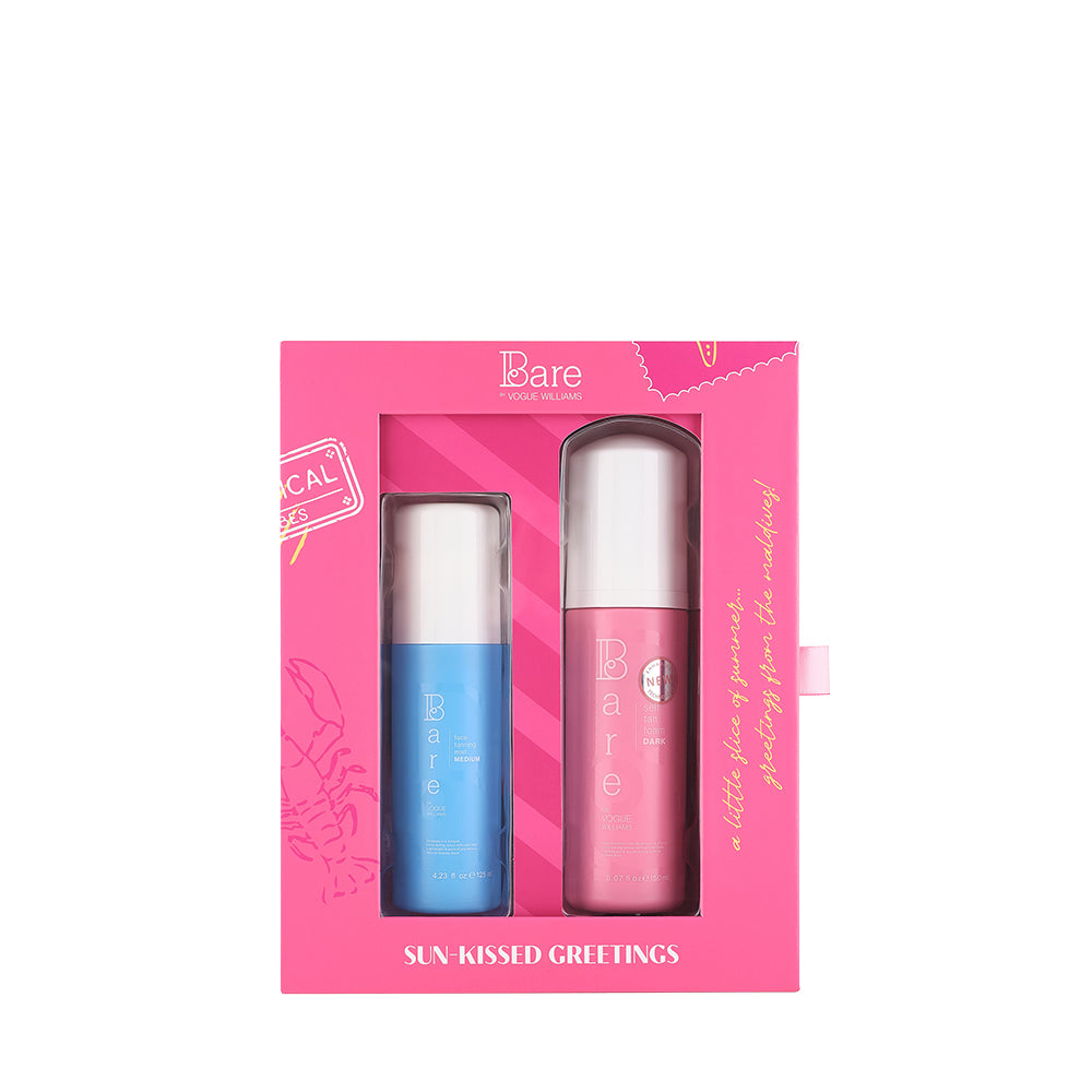 Bare by Vogue Holiday 2025 Gift Set Tanning Bundle Sun Kissed Greetings