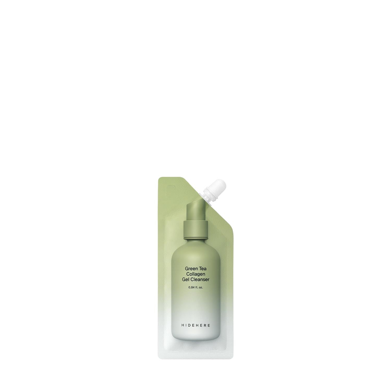 HIDEHERE Green Tea Collagen Gel Cleanser