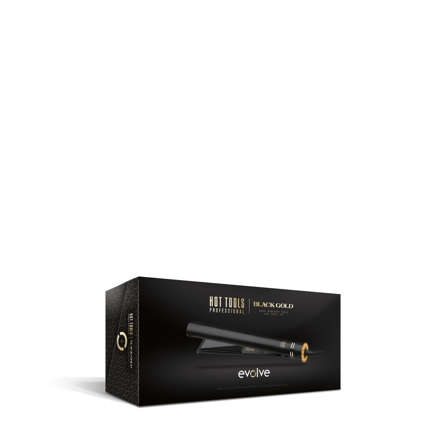 Evolve Black Gold Titanium Straightener – 25mm