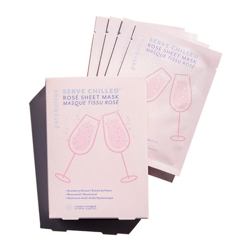 Patchology Serve Chilled Rosé Sheet Mask online at Hermosa, Ireland's Premium Beauty Store. (7363559850153)