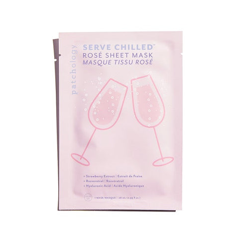 Serve Chilled Rosé Sheet Mask online at Hermosa, Ireland's Premium Beauty Store. (7363559850153)