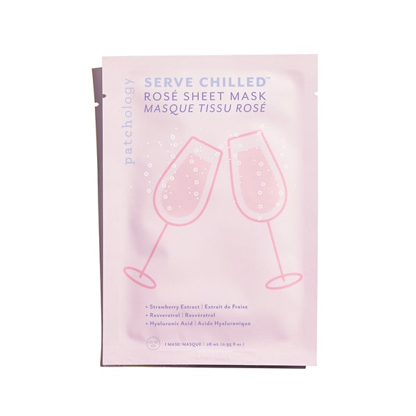 Serve Chilled Rosé Sheet Mask online at Hermosa, Ireland's Premium Beauty Store. (7363559850153)
