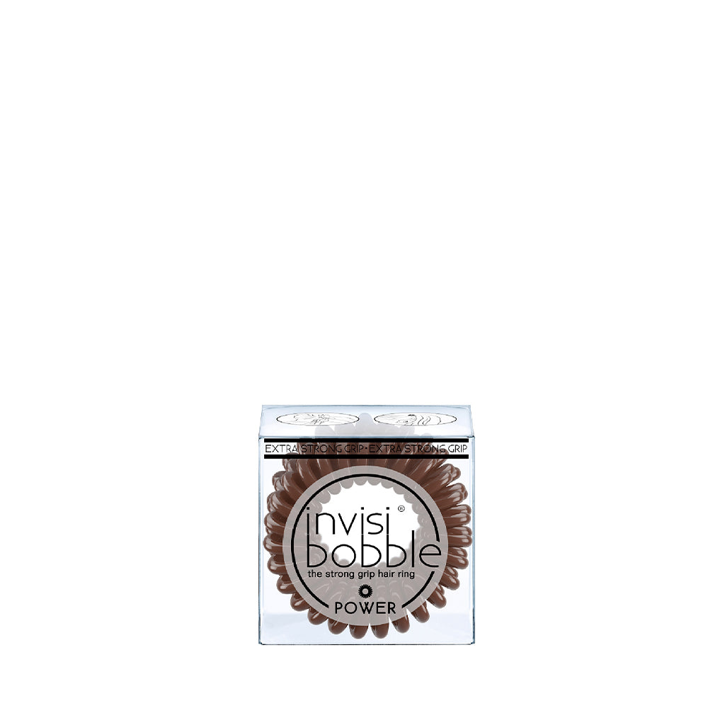 Élastique Invisibobble POWER - Collection Pretzel Brown & Luciole Lash - Neuf Sous Blister
